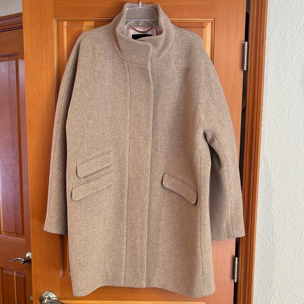 NWT J. Crew Classic Wool Coat